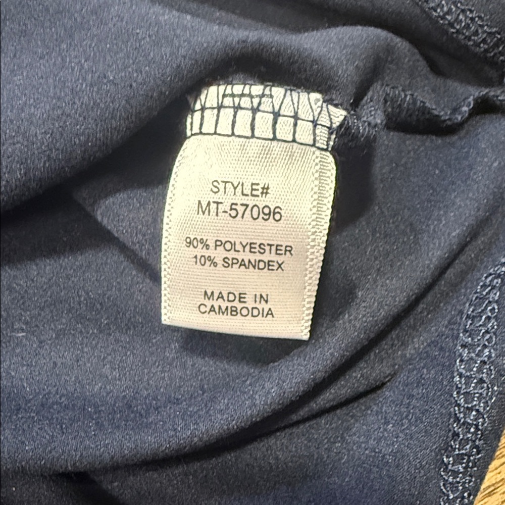 Zenana Navy Ruffle Tank Top - Picture 3 of 5